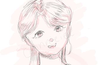 make a quick sketch of your original character