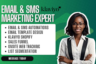 setup klaviyo shopify flows automation email template design email marketing api