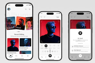 develop ai photo editing app, video making app, and image generator