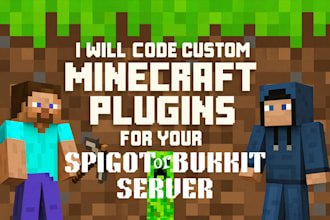 custom java minecraft plugin on spigot server, spigot,paper,bukkit plugin server