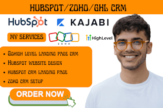 setup zoho crm zoho sites hubspot landing page hubspot crm pipedrive gohighlevel