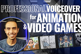 voice a character for your animation, video game, or drama
