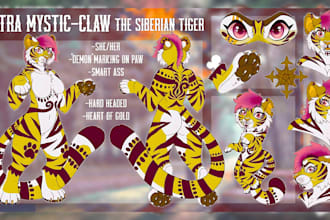 draw custom nsfw sfw furry art, fursona, anthro, or vrchat avatar design
