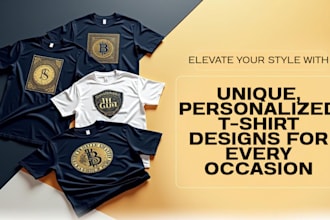 do trendy and custom t shirt design for amazon, personal use