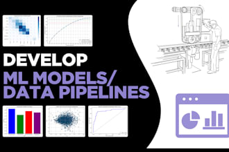 build machine learning model and data pipeline