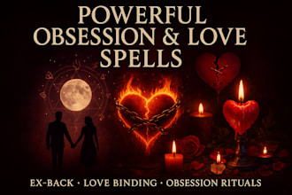 cast powerful obsession love spell, ex back spell, love binding
