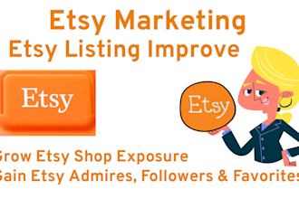 do etsy shop and product promotion gain traffics, admires, favorites and sales