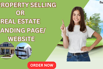 build real estate website property selling website realtor or investor website
