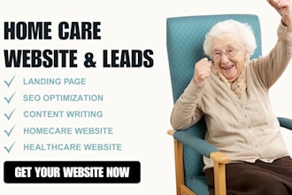 build a home care website with SEO, content and lead generation