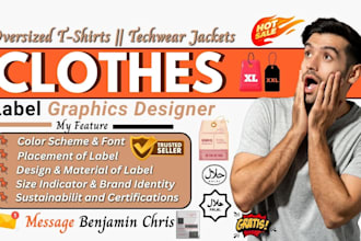 design and redesign your clothing label, hang tag, neck label, trouser label