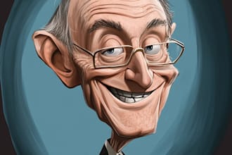 make a funny political cartoon illustration for you
