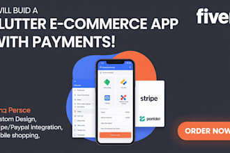 build flutter ecommerce app with payment integration