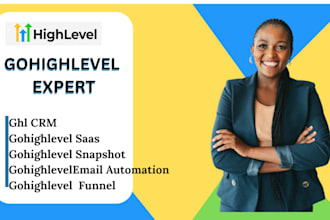 ghl CRM expert gohighlevel whitelabel saas ghl snapshot ghl email automation