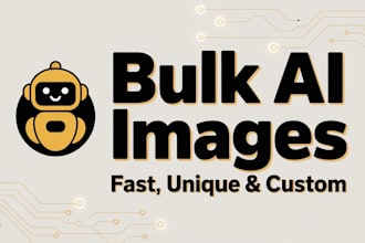generate fast and unique bulk ai images from your custom prompts