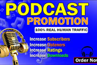 do promote your podcast to help increase real audience organically