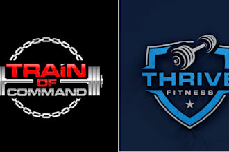 make physical fitness, bodybuilding, gym, yoga logo or any graphic design