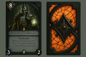 custom high quality trading card template, tcg card frame for sport, rpg games