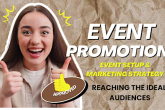 assist to promote and market your events eventbrite to the right ideal audience