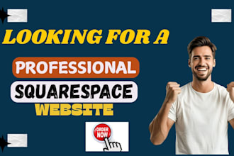 design build or redesign a professional responsive squarespace website