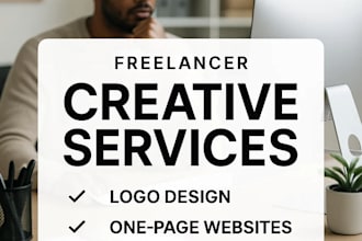 design stunning logo, one page websites, and event flyers with fast delivery