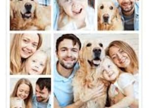 do high resolution images, photos collage in 24hrs