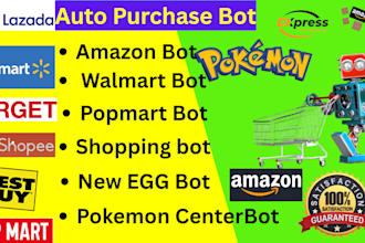 create auto purchase bot, pokemon bot, popmart checkout bot, auto buying bot