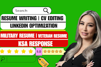 write ats federal resume, ksa response, usajobs resume, military, veteran resume
