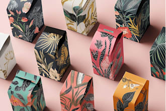 do amazon packaging box and label design for your product