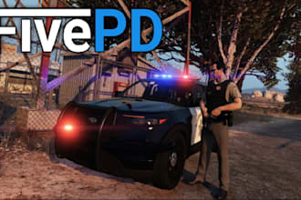 develop a fivepd server fivem script installation bug fixing cops server lspdfr