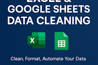 clean, format, and automate your excel or google sheets data