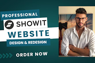 customize, redesign, or update your showit website
