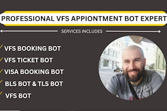 build vfs appointment bot booking bot vfs bot vfs tls bls bot online booking bot