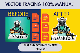 redraw, vectorize, redesign, revamp, improve logo as vector
