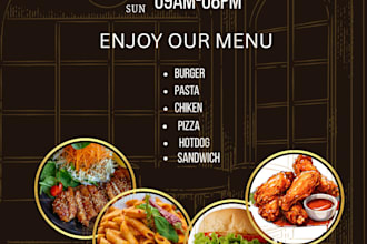 design informational flyers for event promotion, business service