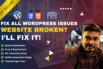 fix all wordpress website issues fast and reliable