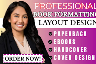 do book formatting, book layout design, ebook design ebook formatting for amazon