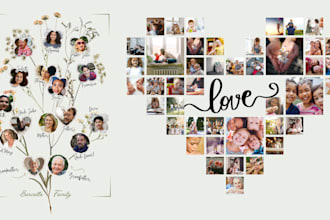 create a photo collage and slideshow video from your photos