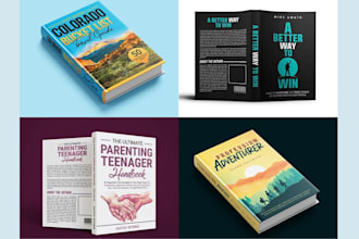 create a bestseller ready book cover for ebook, paperback, amazon KDP and print