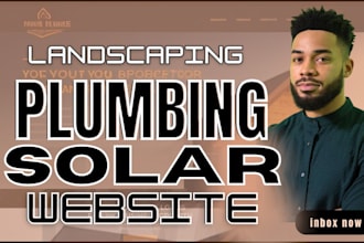 landscaping, pool builder, plumbing website, home service booking automation
