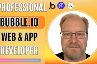 develop professional web and mobile app with bubble adalo flutterflow developer