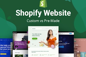 design eye catching accessories or health shopify store ecommerce website