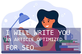 write an article optimize for SEO