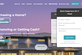 build a professional mortgage website with wordpress and elementor