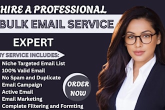 provide niche and active targeted email list, bulk email marketing campaign