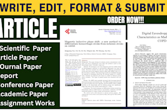peer reviewed, edit and publish your scientific paper, journal article qi q2