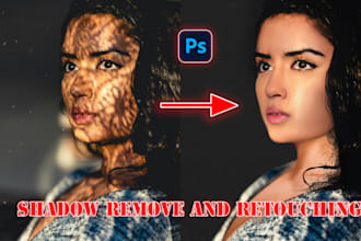 shadow and highlight removal retouching in photoshop
