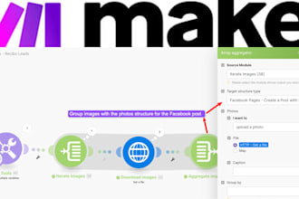 make com made com integromat automation make com api scenario zapier expert n8n