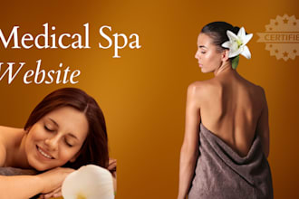 design  medical spa website medical website med spa store