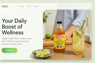 design apple cider vinegar supplements website detox health products weight loss