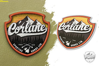 do vintage , badge, retro , hipster, classic , business logo design